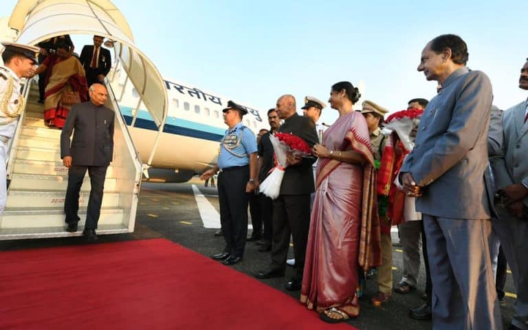 President Of India Sri Ramnath Kovind Visit To Hyderabad 21 12 2018.jpg