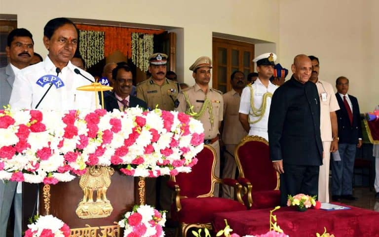 Sri K Chandrashekar Rao Sworn In As Chief Minister Of Telangana 13 12 2018 01.jpg