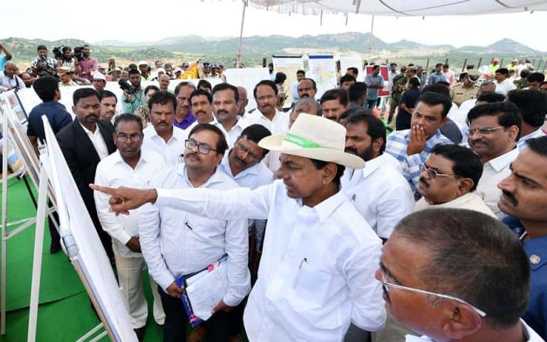 Cm Kcr Inspected Palamur Rangareddy Lift Irrigation Project Works On 29 08 2019 03