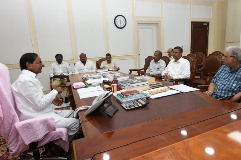 Cm Kcr Held A Meeting On Irrigation Projects 12 02 2020