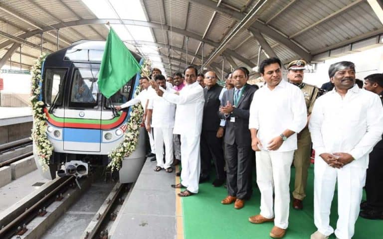 Cm Kcr Inaugurated Jbs Mgbs Metro Rail Service On 07 02 2020 02