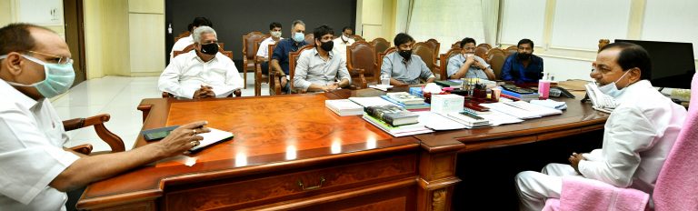 Cm Kcr Held A Meeting With The Film Personalities 22 11 2020