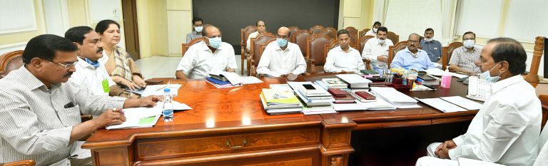 Cm Kcr Held A Review Meeting On Procuring Of Paddy In The State 29 03 2021