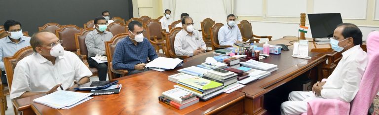 Cm Kcr Held Review Meeting With Health Dept Officials 26 05 2021
