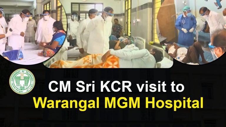 Cm Sri Kcr Visit To Mgm Hospital Warangal 21 05 2021