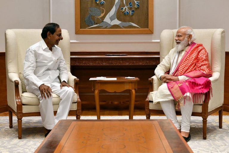 Cm Sri Kcr Met Prime Minister Sri Narendra Modi In New Delhi On 03 09 2021 02