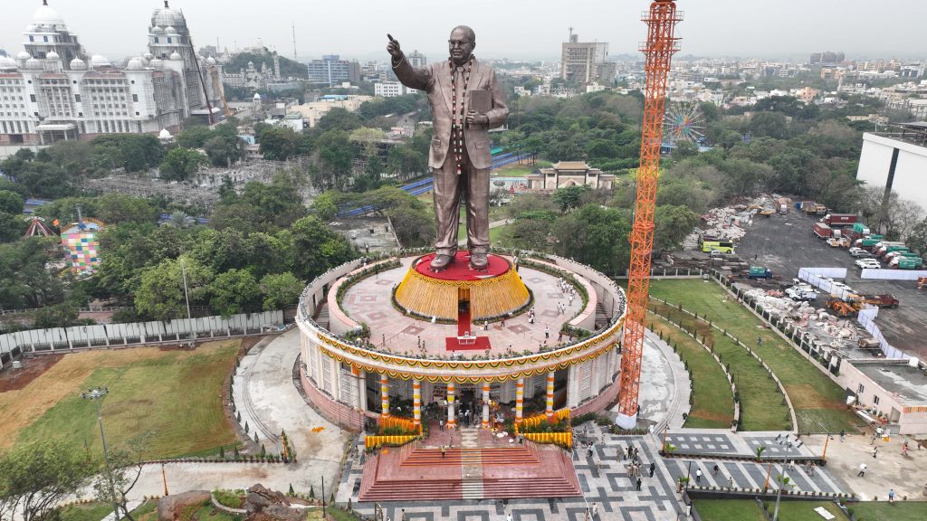 Unveiling Of The 125 Foot Tall Statue Of Dr Br Ambedkar Chief Minister