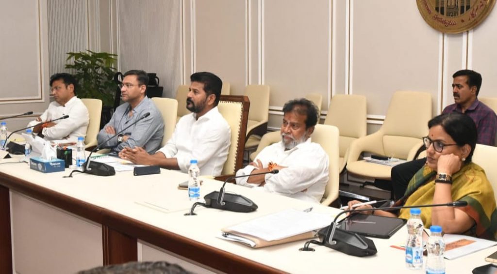 Cm Revanth Reddy Held A Review Meeting With Musi Riverfront Development Corporation 12 12 2023 (1)