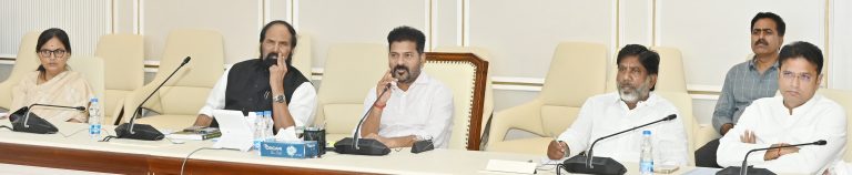 Chief Minister Sri Revanth Reddy Held Extensive Review On Power Sector And Energy Department 10 01 2024 (1)