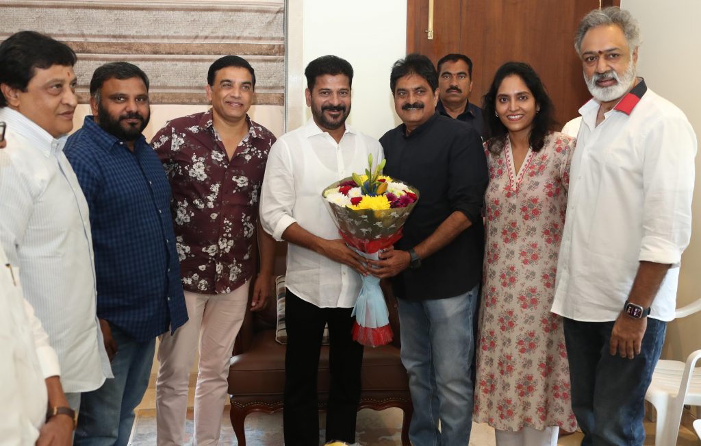 Noted Persons From Telugu Film Industry Paid A Courtesy Call On Cm Sri A Revanth Reddy 28 01 2024 (2)