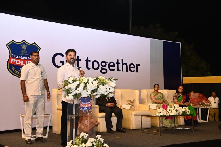 Cm Sri Revanth Reddy Attended As The Chief Guest At The Get Together Programme Of The Ips Officers Held In Hyderabad 01 02 2024 (1)