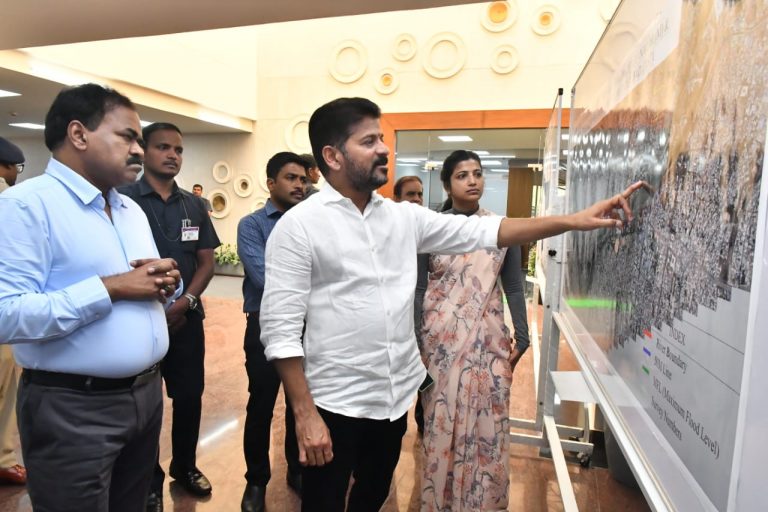 Cm Sri Revanth Reddy Held A Review On Musi Riverfront Development Project 19 02 2024 (1)
