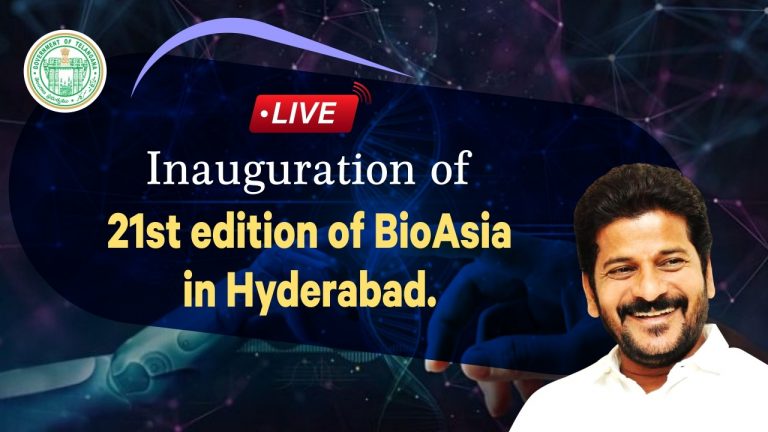 Hon'ble Cm Sri Revanth Reddy Inaugurating The 21st Edition Of Bioasia 2024 In Hyderabad