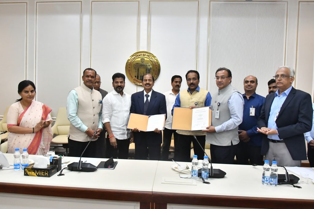Telangana State Aviation Academy Entered Into An Mou With Nrsc 07 02 2024 (2)