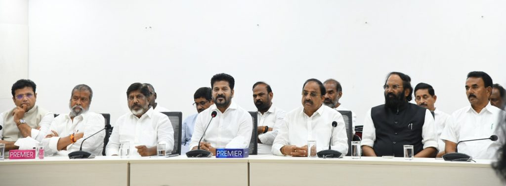 Cm Sri Revanth Reddy Addressig The Press After The State Cabinet Meeting 21 06 2024 4