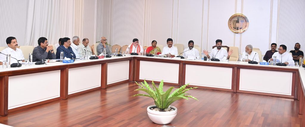 Cm Revanth Reddy Held A Review Of Local Body Elections At The State Secretariat 26 07 2024 1