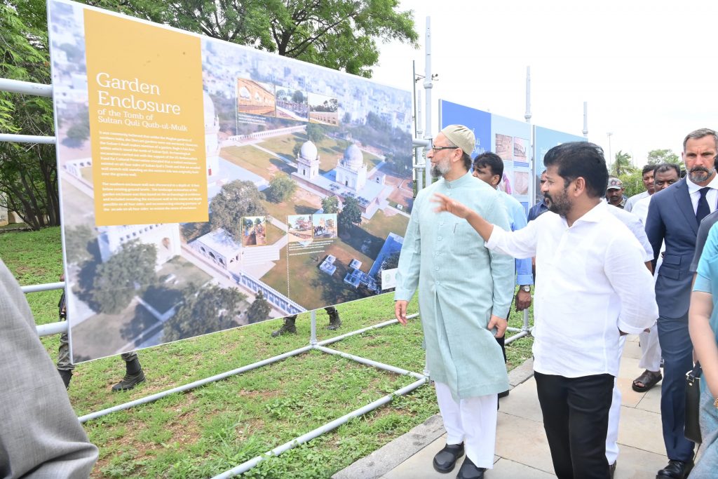 Cm Revanth Reddy Participated In Completion Ceremony Of Qutb Shahi Heritage Park 28 07 2024 7