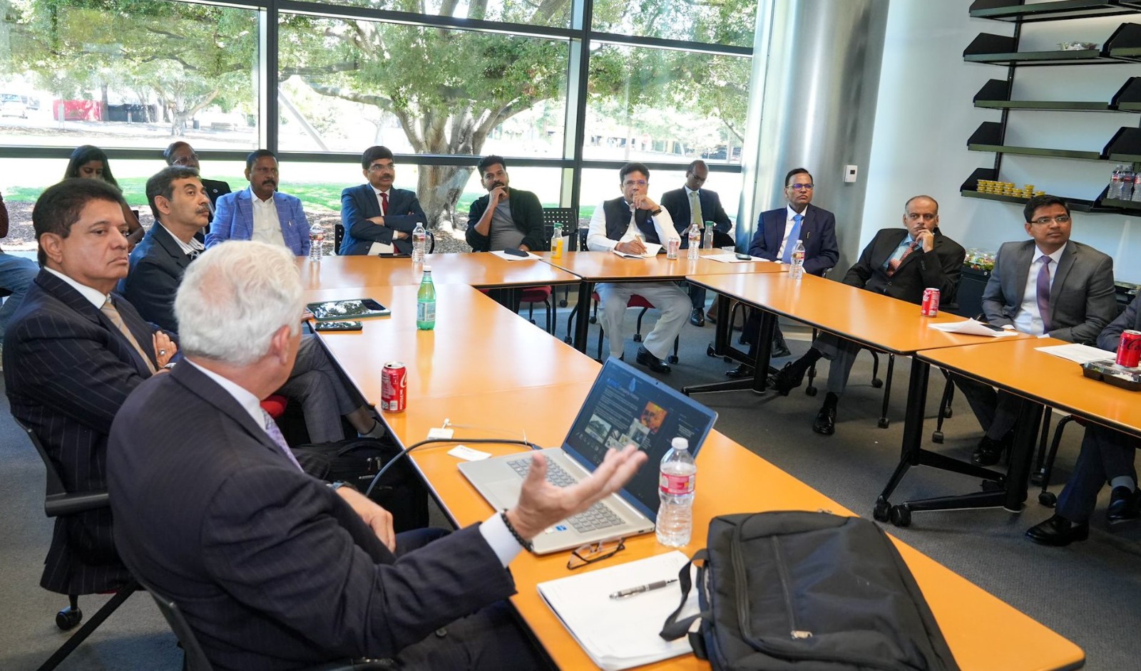 Cm Revanth Reddy And Minister Sridhar Babu Met With Senior Representatives Of The Stanford Byers Center For Biodesign At Stanford University 3