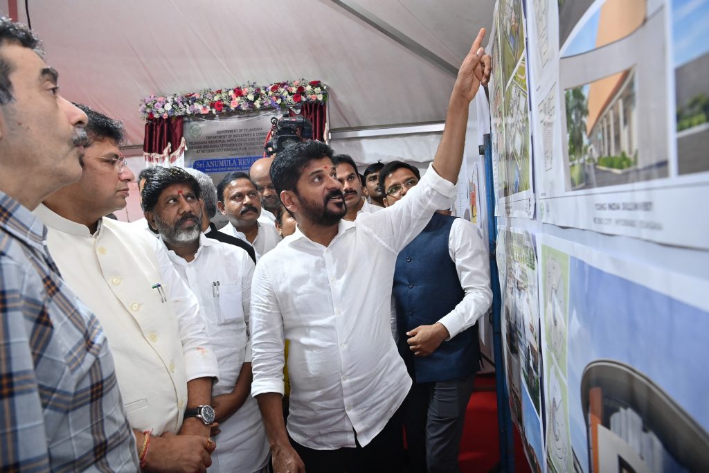 Cm Revanth Reddy Laid Foundation Stone To Young India Skill University 01 08 2024 4