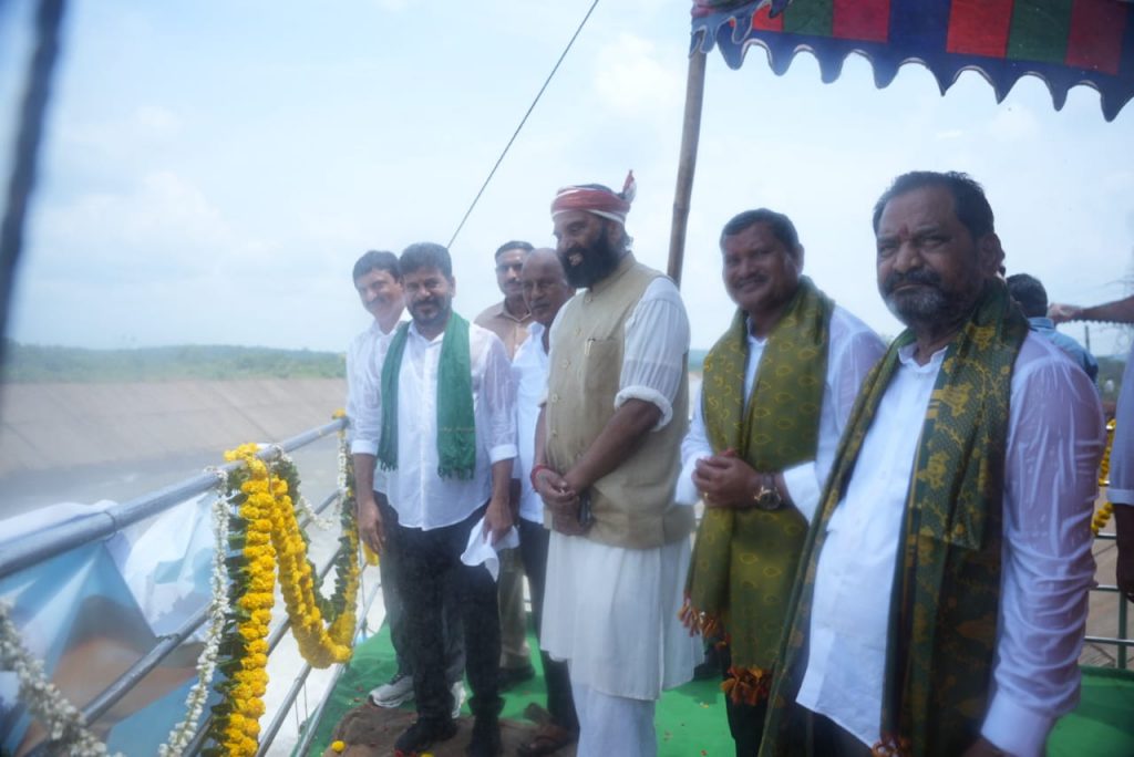 Cm Sri A Revanth Reddy Inaugurated Sitarama Lift Scheme And Switched On The Lift Projects Pumps 15 08 2024 10