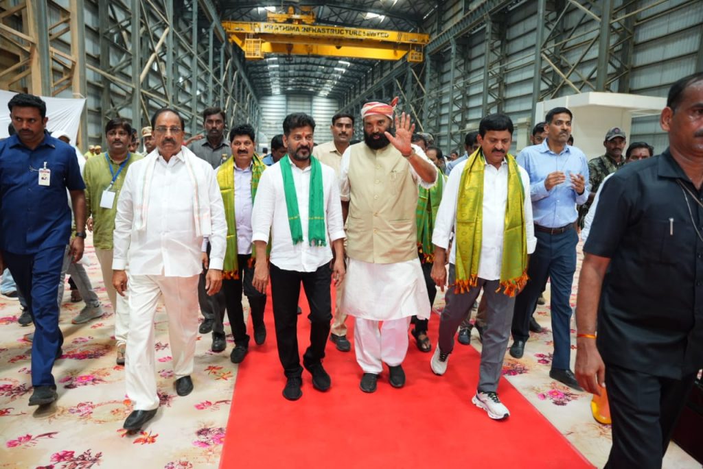 Cm Sri A Revanth Reddy Inaugurated Sitarama Lift Scheme And Switched On The Lift Projects Pumps 15 08 2024 4