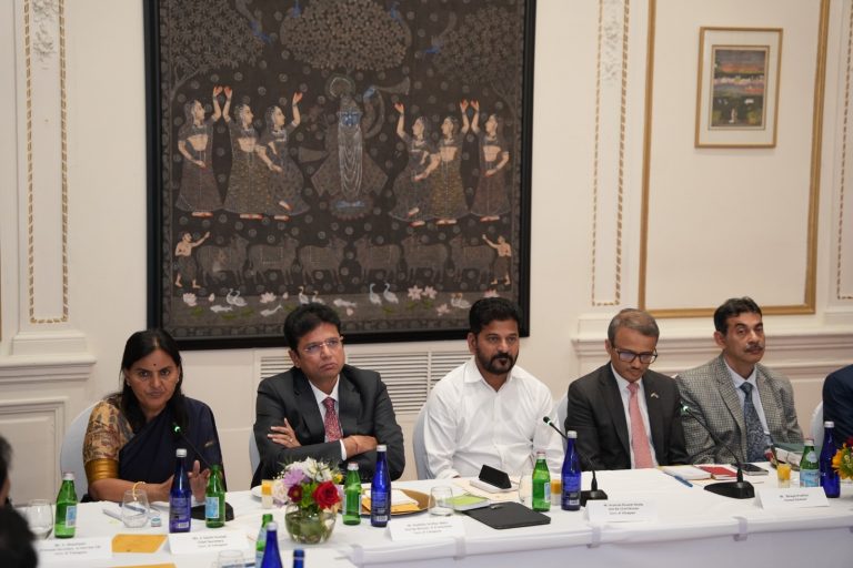 Chief Minister A. Revanth Reddy Enthralled The Top Ceos And Business Honchos At An Official Roundtable Hosted By The Consulate General Of India, New York (5)