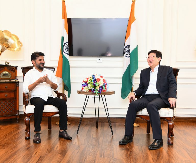 Foxconn Chairman Young Liu Met Chief Minister Sri A. Revanth Reddy In New Delhi 16 08 2024 02