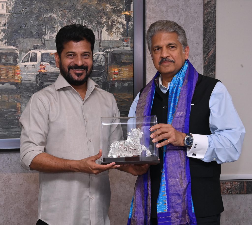 Mahindra Group Chairman Anand Mahindra Paid A Courtesy Call On Chief Minister Sri A Revanth Reddy 02 08 2024