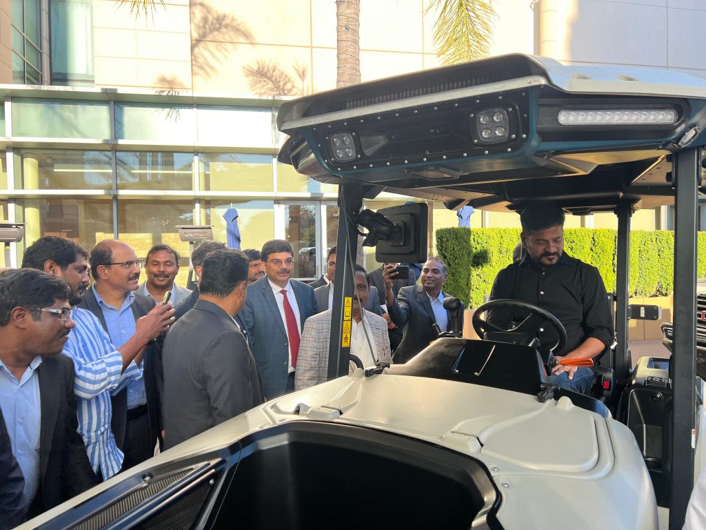 Monarch Tractors A U.s. Based Driver Optional Electric Tractor Company Met With The Cm Sri Revanth Reddy During The Trip To U.s. 3