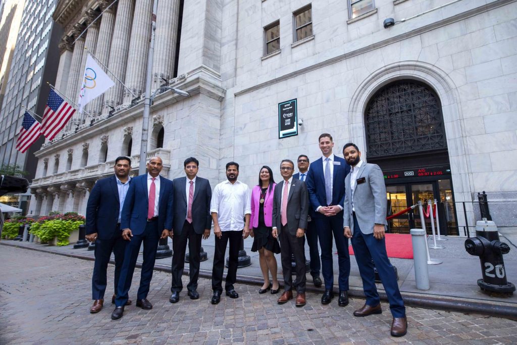 Telangana Delegation Led By Cm Revanth Reddy Visited To The Historic New York Stock Exchange 3