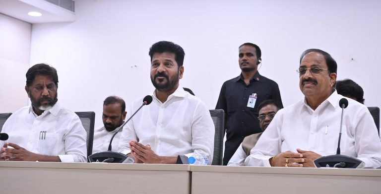 Cm Revanth Reddy Addressing The Media At Secretariat 20 09 2024 (2)