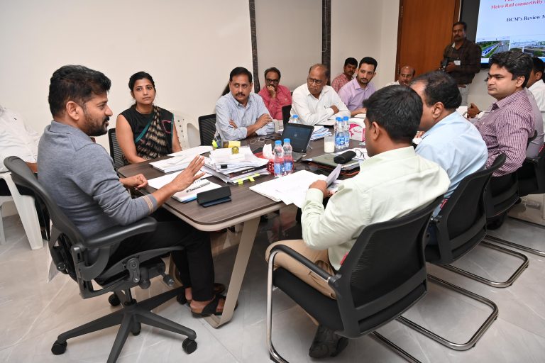 Cm Revanth Reddy Held Review On Musi Riverfront Development Hyderabad Metro Rail Project 24 09 2024