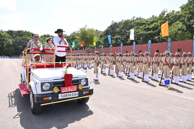 Cm Revanth Reddy Participated In The Passing Out Parade At Telangana Police Academy 11 09 2024 (5)